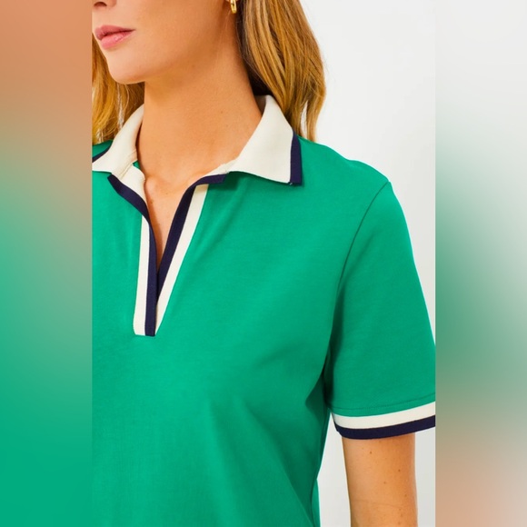 NWT Tuckernuck Green Hutton Polo Tennis Resort Dress - Picture 2 of 10